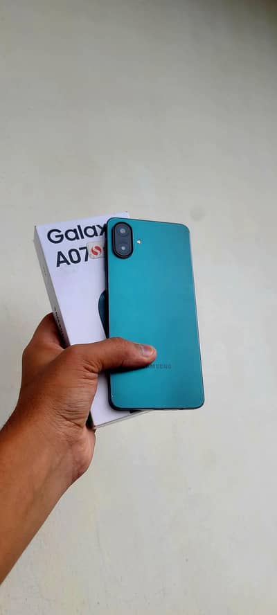 Samsung Mobile A07 box open 2 month use only.