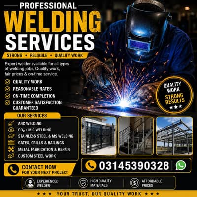 Professional Welding Services | Strong, Reliable & Quality Work