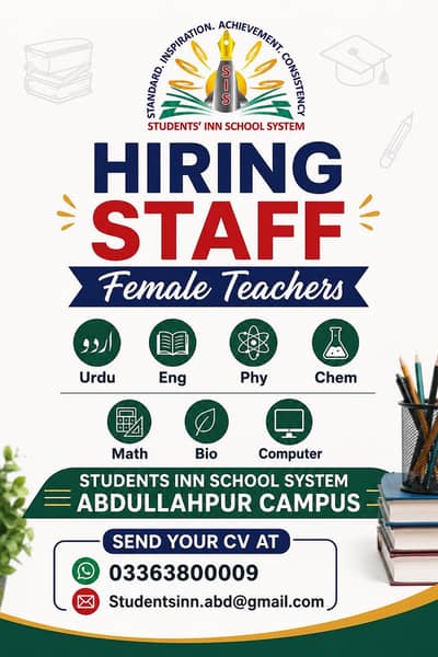 Senior Teacher Required Read AD