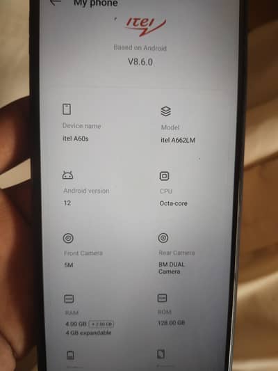 Itel A60s