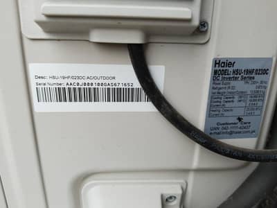 Haier 1.5 ton urgent sale