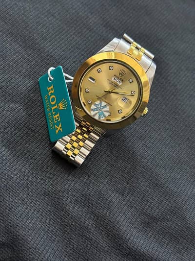 Rolex watch Date Day and time Permium watch new