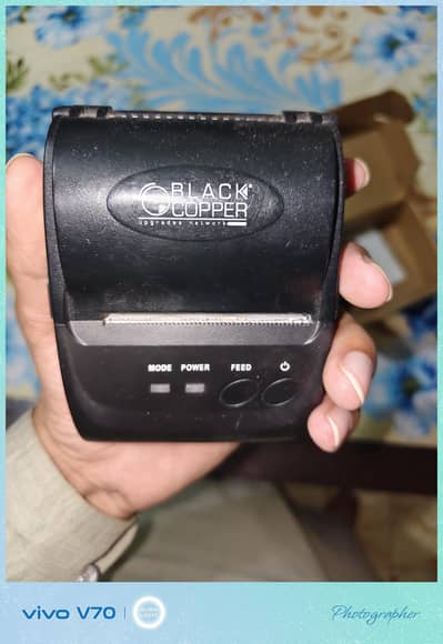 black copper thermal printer 58mm