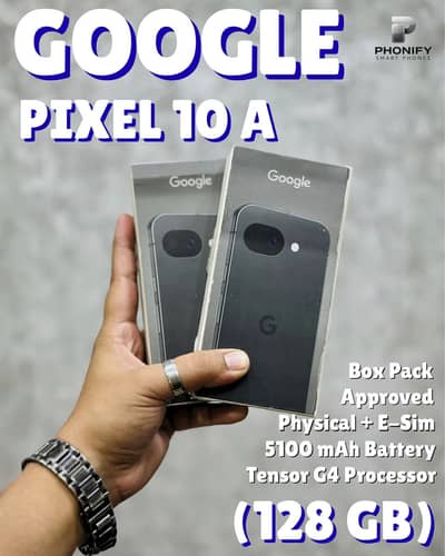 Google Pixel 10a 128GB Box Pack | Brand New | PTA Approved