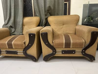 7 Seater Diamond Form Sofa with Warrenty Card