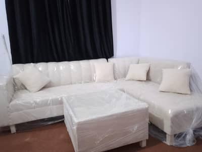 L shape 6 seater sofa towell Fabric. (03149375303) whatsup