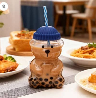 teady bear coffee glass