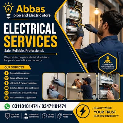 Expert Electrician for Home & Office Electrical Work
