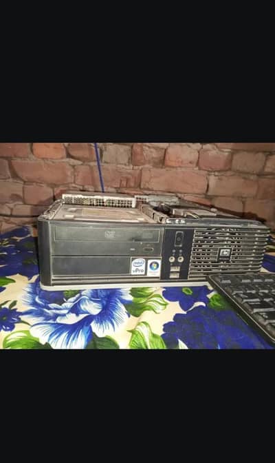 HP Core 2 duo pc for sale used exchange possible with lcd or mobile