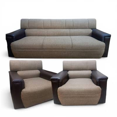 Branded Solid 5 Seater Sofa Set