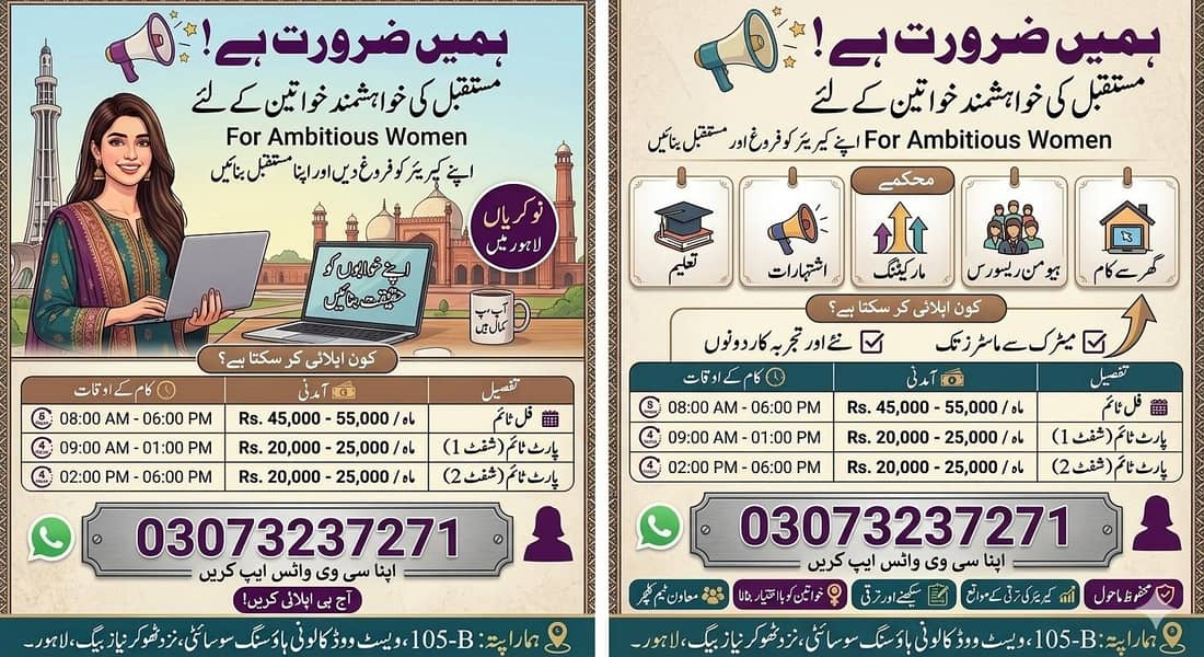 بڑی خوشخبری! لاہور میں نوکریوں کے شاندار مواقع 0