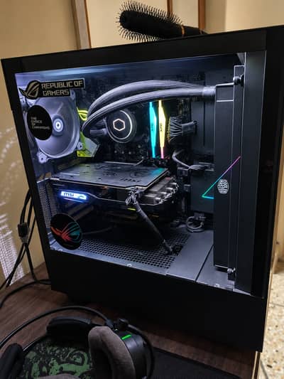 I9-9900kf gaming pc with RGB lights