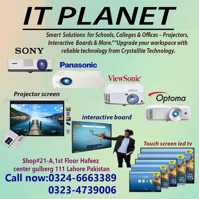 projector and screen 0