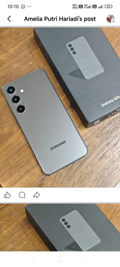 Samsung Mobile S24 With Box