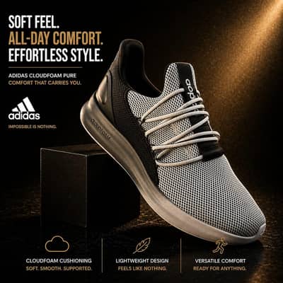 *Adidas Cloudfoam Comfort | UK 10.5 | jogger shoes | Adidas shoes*