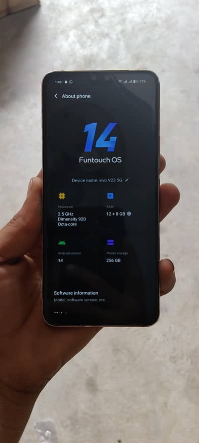 Vivo V23 sale and exchange 256gb 5g