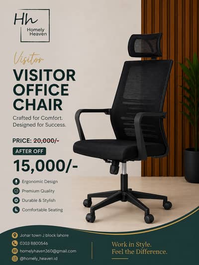 All Imported Office Chairs with 1 year warranty
