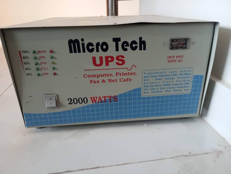 Micro Tech UPS 2000watts 0