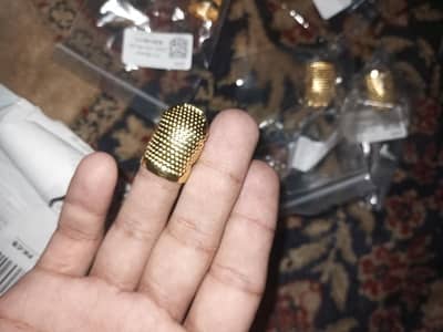 Metal Sewing Finger Thimble | Embroidery Finger Protector | New