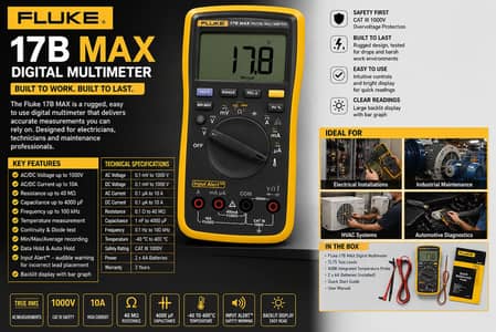 Fluke 17B MAX Digital Multimeter price in pakistan