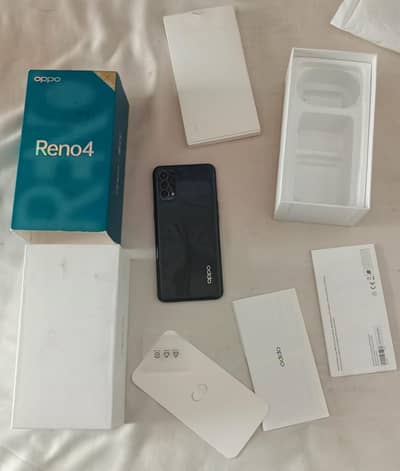 Oppo Reno 4 sale 8GB+3GB 128GB with Box Official Pta