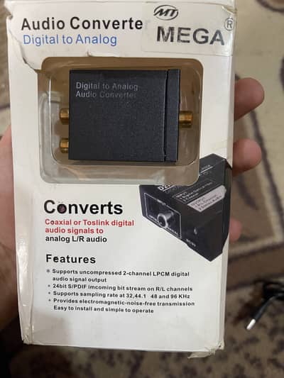 Audio Converter (Digital To Analog Converter For Sell almost New