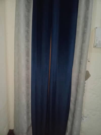 4 two colors curtains for sale