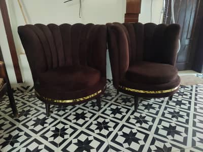 2 Single sofas