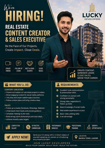 We're Hiring – Social Media Sales Executive (Real Estate)