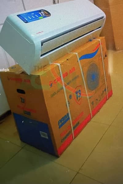 1.5 ton cross air AC inverter T3 brand new