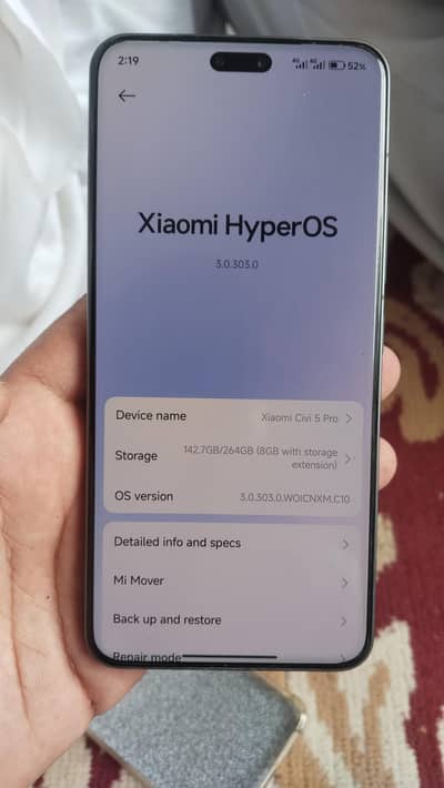 Xiaomi civi 5 pro