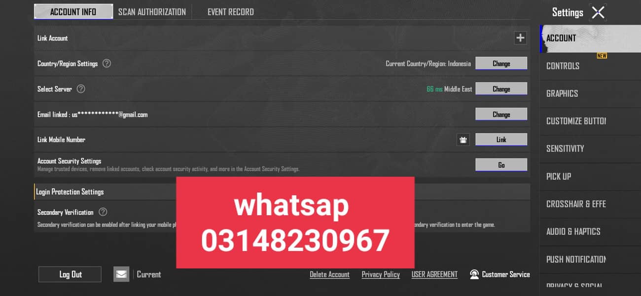 Pubg acc for sale id 6