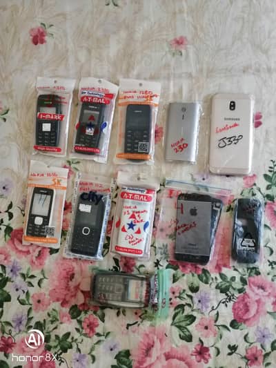 Nokia Old Mobiles Brand new covers and housing plus  new data cables