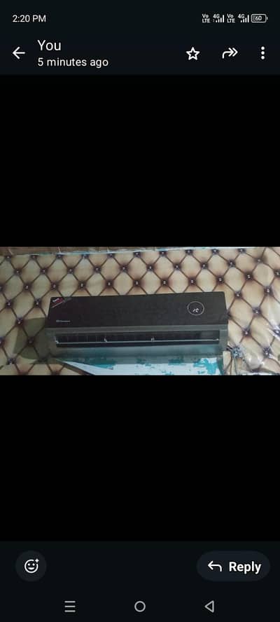 Dawlance 1,5 ton split AC good condition and  copper  stabilizer sale
