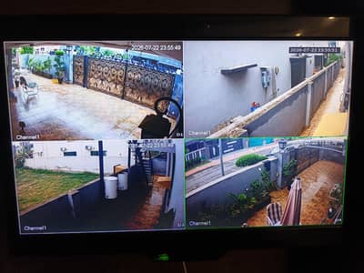 Dahua Nvr 8 channel Dahua 2 mp 5 cameras Dahua Poe Stitch 8 ports