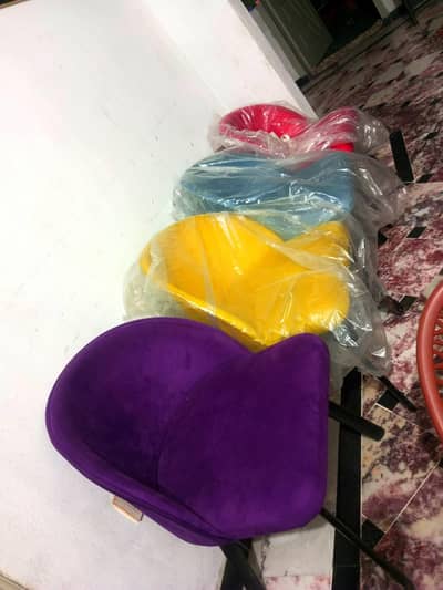 Colorful Cushioned Chairs