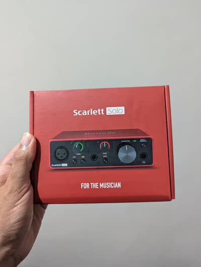 Focusrite Scarlet Solo 3rd Third Generation
