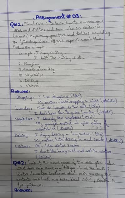 assignment writing
