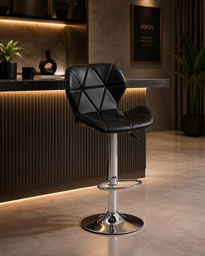 Modern Rotatable Bar Stool | Adjustable Café & Kitchen Chair