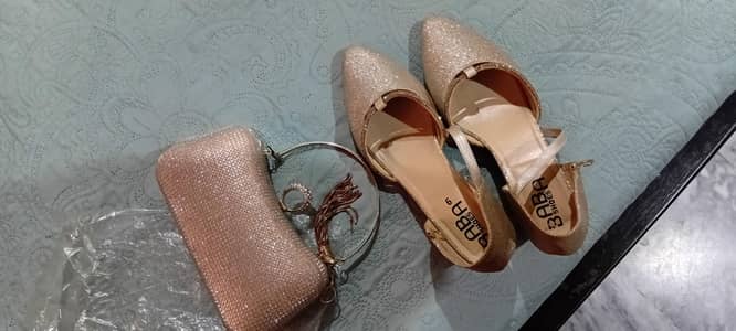 cluch with shoe