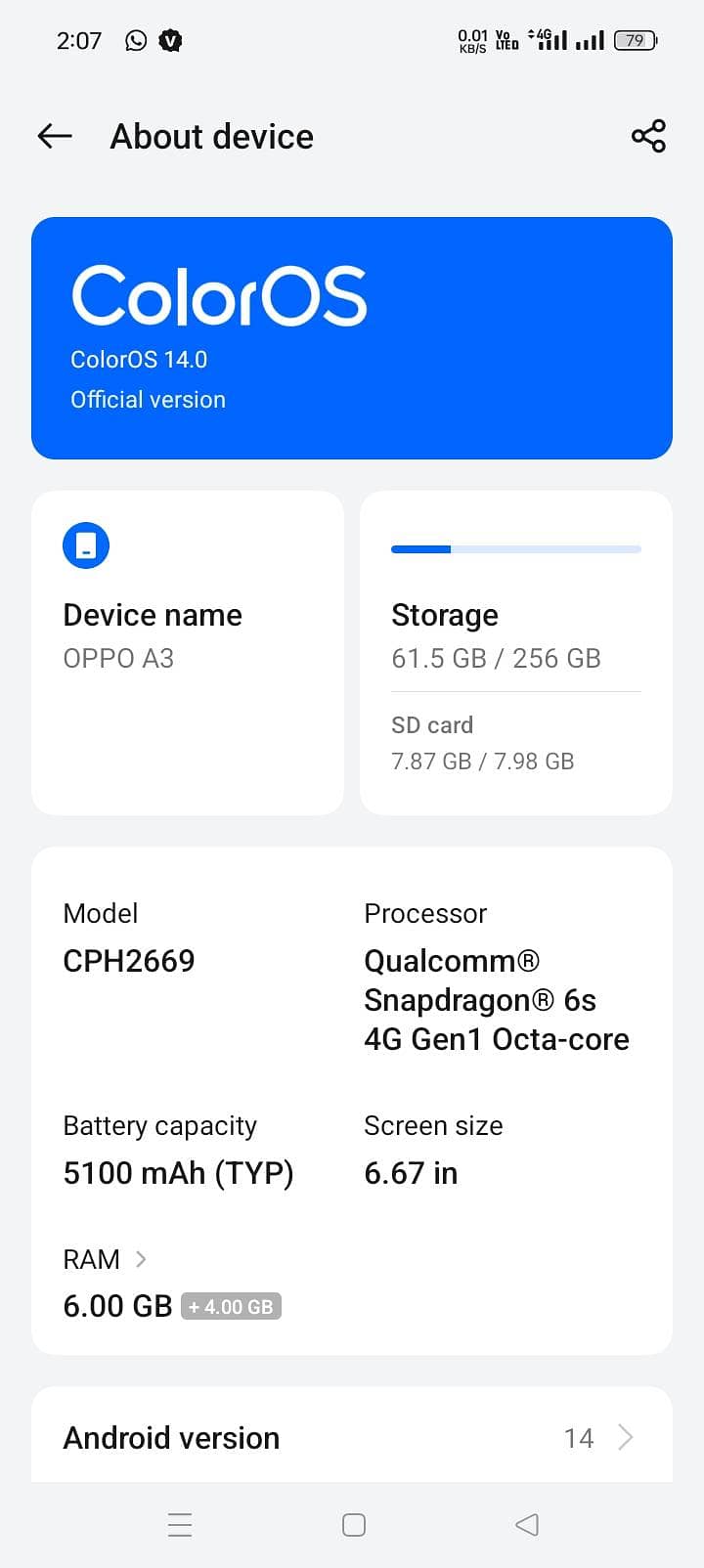 OPPO A3 2