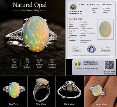  Natural Opal Ring – Premium Collection 