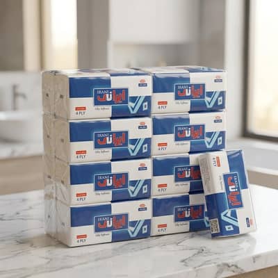 Original Imported Irani Tissue Paper – 8 Pack (4-PLY, 500 Sheets Each)
