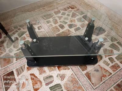 glass table