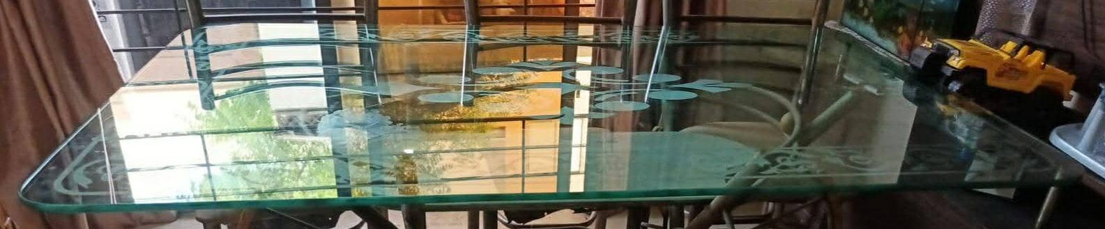 Dining table with 6 chairs 5
