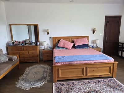 Diyar Wooden Bed Set and Sofa Set