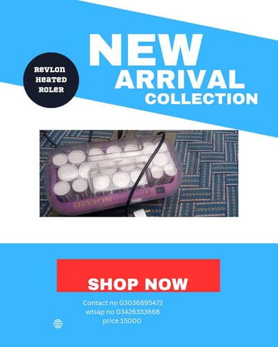 Revlon heated hair rollers set