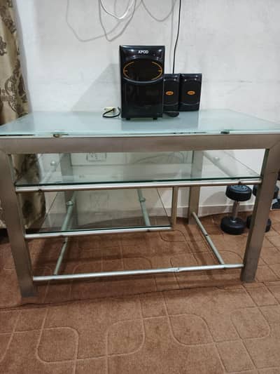 glass table