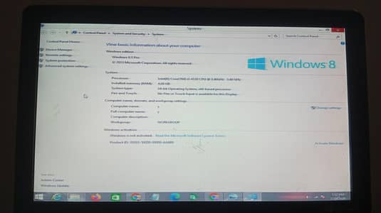 HP computer with LED 18 inch ram 4gb rom 64gb