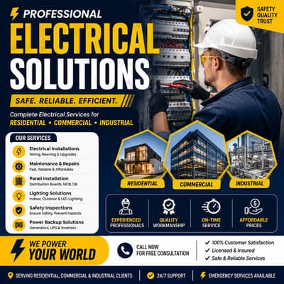 Electrical Contractor Maintenance Solution,Electrical Works & Maintena